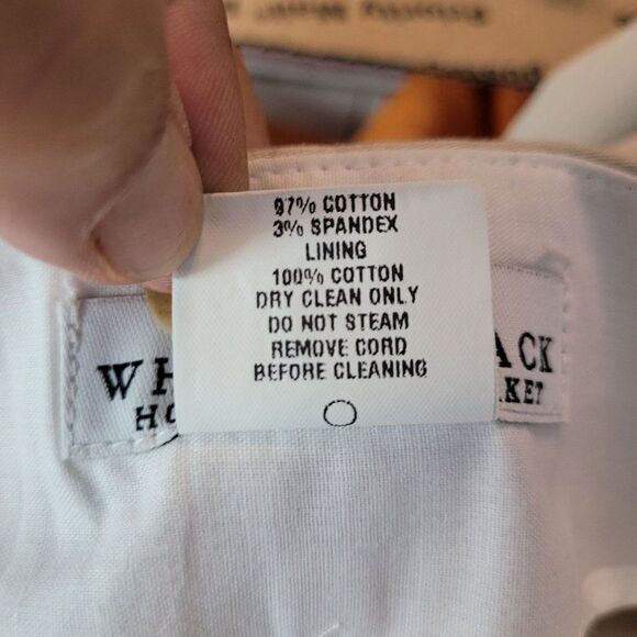 Vintage WHBM Mid Rise Bootcut Pants 2 Beige Hippie Lace Up Detail Boho USA - Picture 11 of 11